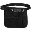 Generic Cintura regolabile Oxford per allattamento, multi scomparto per infermieri, cintura organizer per vita, marsupio per cintura (nero)
