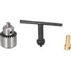Generic Mandrino per Trapano Micromotore Forte Mini Morsetto per Trapano Elettrico per Torni, Acciaio Al Carbonio + Materiale in Ottone Biella per Albero da 1/8 Pollici per Fresatrici