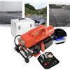LLOZoo Saldatrice auto-arrampicante, kit saldatrice a cuneo caldo per rivestimento in geomembrana sovrapposta, 0,5-5 m/min, larghezza di sovrapposizione: 10/15/20 cm,SteelRoller,10cm