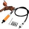 Rrlihjgu Kit per Intaglio Legno, Attrezzo Per Intaglio Legno, Set Elettrico per Sgorbie con Punta Incisione Ideale per Hobby Creazione Gioielli Principianti Lavorazione Dettagli Laboratori