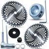 PUYEN Lame for decespugliatore da 10 X 40T con kit adattatore Testina for Premium for taglierina Trimmer Weed Eater