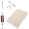 SKYPRO Pinzette inverse Aghi a nido d'ape Scheda di saldatura in ceramica a nido d'ape, strumenti per la creazione di gioielli, stazioni di saldatura per fusione - Set F