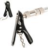 Generic Clip per pompa 'aria per valvola pneumatica, mandrino ad aria, adattatore per mandrino, ugello compressore d'aria, connettore valvola di gonfiaggio a estremità aperta per auto, camion, pneumatici