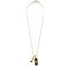 Philipp Plein Collana da uomo in acciaio inox IP Gold Plein Bullet PJGGA03NU