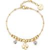 Brosway Bracciale Donna in Acciaio e Cristalli con Simbolo Quadrifoglio | Collezione Chakra - BHKB266
