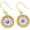 GlassOfVenice Orecchini pendenti rotondi Millefiori - Oro