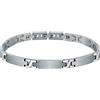 Sector No Limits BASIC Bracciale Uomo Acciaio Smalto - SZS65 22 cm Acciaio Inox, 22 cm, Acciaio inossidabile