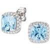 Amen Orecchini A Lobo donna Amen Lady in Argento 925 - Zirconi