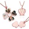 MeMeDIY Collana Con Medaglione Personalizzato Collana Con Ciondolo A Cuore può Contenere 4 Foto Collana Con Medaglione Vintage Placcato Oro Regalo Di Gioielli Per Figlia/Mamma/Donna -B3