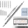 Michael Josh EFIXTK Set di 6 punte per cinturino da polso, kit di riparazione per riparazione e riparazione di 72 perni extra per orologio