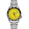 SEIKO SSK017J1, orologio sportivo da uomo, GMT, meccanico, automatico, inossidabile, tono argento, WR, SSK017