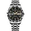 Poedagar Uomini di Lusso Orologio Al Quarzo Impermeabile Data Settimana Luminoso Orologio Da Polso In Acciaio Inox Orologi Da Uomo Orologio Maschile