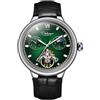 FORSINING Orologio da uomo automatico a carica automatica, orologio da polso Tourbillon con fasi lunari, orologio meccanico alla moda, impermeabile, luminoso