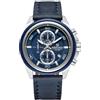 NAVIFORCE Orologio sportivo da uomo, analogico, al quarzo, cronografo, cinturino in pelle, impermeabile, stile militare