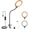 NEEWER ENTRY LEVEL VERSION Luce Streaming Edge Lit da 5 con Supporto da Tavolo, LED Ring Light a Schermo Intero Bicolore 10W CRI80+, Lampada per Computer Laptop Webcam Zoom Call Video Conferenza, N32