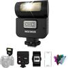 NEEWER Z140 Mini Luce Flash Fotocamera 16Ws GN15 1200mAh/1200 Flash a Piena Potenza/Riciclo 1,2s/6200±200K Manuale Potenza 1/128-1/1 Modalità S1/S2, Speedlite Compatibile con Canon Nikon Sony Fujifilm