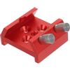 Mikinona Base a coda a cuneo per telescopio astronomico staffa leggera con filettatura resistente alle intemperie supporto stabile per osservazione all'aperto (rosso)
