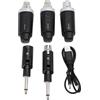 Tbest Ricevitore del Trasmettitore XLR Wireless Adattatore Microfono UHF per Miscelatori di Microfoni Dinamici del Condensatore Eventi Dal Vivo