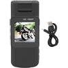 Fockety Fotocamera per il Corpo, L11 1080P Visione Notturna Clip Posteriore Grandangolare Fotocamere Indossabili, Obiettivo Ruotato a 180° Videocamera Tipo C Ricarica Batteria da 1000