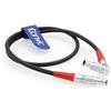 Eonvic Cavi per obiettivo fotocamera 0B 4 pin maschio a 4 pin maschio Lbus Lens Motor Cable per obiettivo CFORCE Arri LBUS FIZ MDR Wireless Focus (dritto ad angolo retto)