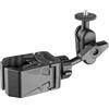 Hangsu Supporto versatile per telefono cellulare con testa a sfera da 17 mm e supporto clip sicuro per registrazione video dinamica 1/4 adattatore a sfera Link
