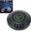 Jectse Controllo del Suono RGB Luce Ritmica, Assorbimento Magnetico Colorato Pickup Ad Attivazione Vocale Ritmo Musicale Barra Luminosa Ambientale, Spettro Audio Ricaricabile per Auto,