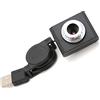 AKLOSIPY Webcam USB 2.0 Videocamera HD 480P con Accesso Automatico per PC, Conferenze Web e Chat Video - Videocamera per Computer Ad Alta Risoluzione per Streaming e Riunioni Online