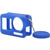 DAUZ Custodia Protettiva per Fotocamera in Silicone Custodia Protettiva per Fotocamera in Silicone Antigraffio Antipolvere per Action 4 3 (BLUE)