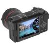 Sxhlseller Fotocamera Digitale 5K, Fotocamera per Vlogging con Stabilizzazione WDR Autofocus da 64 MP, Fotocamera Compatta con Touchscreen Ribaltabile da 3,2 Pollici con Zoom Ottico 12X