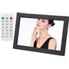 Yanmis Cornice Digitale HD da 12 Pollici, Calendario Elettronico con 2 modalità di Controllo, Agenda Elettronica da Parete con Musica di Sottofondo, Organizer per la Famiglia, per Ufficio (Spina