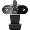 SHEHUALI Webcam, USB HD. Copertura della webcam 108. 0P 2K. Telecamera Web con microfono for Pc Fotocamera informatica for webcam video for lo streaming(720P)