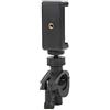 Tomantery Clamp/Holder Piatta per Telefono Cellulare con Direzione Regolabile con Staffa Fissa Tipo O per Riprese Video Trasmissione in Diretta, Plastica + Metallo, 2,28-3,35, Comoda da Installare,
