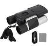 Tnfeeon Binocolo Digitale con Fotocamera, Registrazione Video da 48 MP 2,5K, Display a Colori da 2 Pollici e Zoom Digitale 8x, Porta di Tipo C per Birdwatching e Osservazione (SILVER)