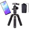 Generic Mini treppiede per fotocamera - lega di alluminio-magnesio 25 x 10 x 10 cm treppiede per fotocamera desktop, supporto portatile per telefono, angolo stabile regolabile per selfie, fotocamere, live