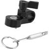 GMBYLBY Fascetta stringitubo monoforo con diametro di 15 mm, lega di alluminio ad alta resistenza per una facile installazione e posizionamento preciso in attrezzature per studio fotografico, clip per foto