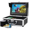 SHEHUALI Telecamera Subacquea, 30. LED 9. Pollice DVR. Registratore 100. 0TVL. Fotocamera da pesca subacquea del cercatore di pesce 15pcs bianco LE. Lampada a infrarossi DS Plus 15pcs,Fishfinder(15M Cable)