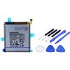 pabuTEL-Bundle Set di batterie 2 in 1 per Samsung Galaxy A40 (2019), batteria agli ioni di litio da 3020 mAh, con set di attrezzi incluso