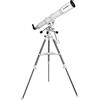 Bresser Telescopio astronomico rifrattore 102/1000 con montatura EQ 3 | Stelle, Luna, Pianeti, Cielo profondo, Supporto smartphone, Treppiede in acciaio, Inseguimento manuale, 2 oculari, Barlow 3x