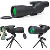 Enzemit Cannocchiale professionale per esterni, ingrandimento 25-75x, per birdwatching, obiettivo da 60 mm, zoom monoculare, telescopio portatile da viaggio con treppiede