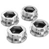 Rieoany 4 Pezzi Adattatore Rubinetto da M20 a M22, 4 Normali, Adattatore a Doppia Filettatura in Ottone, per Aeratore Rubinetto Cucina, Filtro per Acqua, con 4 Guarnizioni
