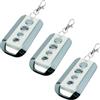 Puiseno 433 MHz Telecomando Cancello, 4 Canali Telecomando Porta Garage Compatibile con Avidsen 104257,114253,104250, 104251, 104350, 654100, 654300(3 pezzi)