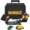 DEWALT DCLE34031D1 Laser Multilinea Cordless a 360 graid Verde, Autolivellante, Precisione + o - 3 mm 10 m, Compatibile con Batterie XR da 18 V