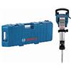 Bosch Professional Martello Demolitore Gsh 16-28 (Potenza del Colpo 41 J, Motore da 1.750 Watt, Attacco Utensile 28 Mm, Incl. Scalpello a Punta 400 Mm, in Trolley)