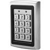 Ejoyous Tastiera Digicode RFID 125 KHz, tastiera per controllo accessi in metallo, con password in metallo, tastiera di controllo accessi retroilluminata