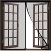 RHLTF Zanzariere Magnetica,100x150cm Rete Zanzariera Porta Finestra Magnetica,Adsorbimento Magnetico Pieghevole Si Chiude da Sola,per Porte D'Ingresso Porte Cortili Nero
