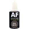 Alex Flittner Designs - Pennarello a vernice RAL 8019 grigio-marrone lucido 20 ml, vernice per ritocco acrilico per riparazione, legno, metallo, mobili, bagno