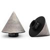 DT-DIATOOL Fresa Diamantata 2 Pezzi 50mm Punte per Smusso per Allargare Fori in Piastrelle Porcellana Marmo Ceramica Granito