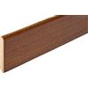 Hobby Legno - Battiscopa Rivestito In Legno Di Iroko Verniciato Naturale mm. 75X10X2400 Nr. 2 pezzi totale metri 4,80.