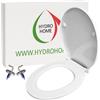 HYDRO HOME Copriwater Sedile WC compatibile con Nido Hatria termoindurente avvolgente Bianco lucido by HYDRO HOME
