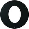 KASART ROSONE ELLITTICO IN ACCIAIO 'PELLET' ø cm 8 - spessore 1,2 mm